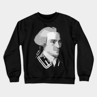 John Hancock Black and White Crewneck Sweatshirt